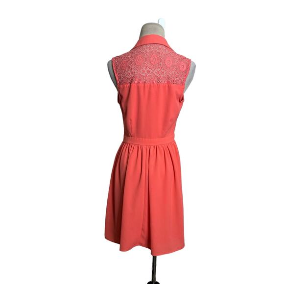 Speechless pink melon sleeveless mini dress size M - Picture 2 of 11